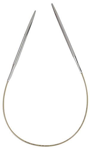 Addi AD1057040-4.00 Rundstricknadel Basic Metall, Metal, Gold, 4 mm von Addi