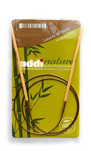 ADDI Rundstricknadel Bamboo, Bambus, Beige, 3.5 von Addi