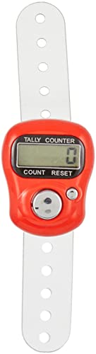 ADDI Elektronischer Zähler Reihenzähler, Kunststoff, rot 12 x 6 x 2 cm von Addi