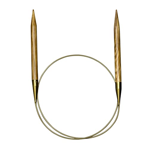 Addi 63009 Rundnadel aus Olivenholz, 40 cm x 6,0 mm, 6 mm von Addi