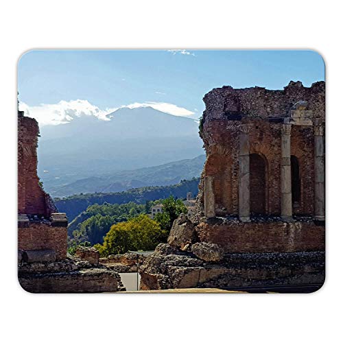 Addies Mousepad „ITALIEN“ schönes Mauspad in feiner Cellophan Geschenk-Verpackung mit Kautschuk Untermaterial, 24x19cm - Motiv36 von ADDIES