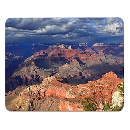 Addies Mousepad GRAND CANYON, schönes Mauspad Motiv in feiner Cellophan Geschenk-Verpackung mit Kautschuk Untermaterial, 240x190mm von addies