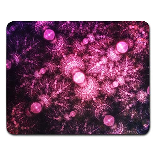 Addies Mousepad 'Goa Psychedelic' schönes Mauspad in feiner Cellophan Geschenk-Verpackung mit Kautschuk Untermaterial - MP04 von ADDIES