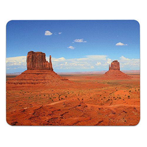 Addies Mousepad MONUMENT VALLEY, Utah, USA schönes Mauspad Motiv in feiner Cellophan Geschenk-Verpackung mit Kautschuk Untermaterial, 240x190mm von addies