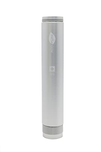 ADDIPURE Extraktionsrohr für PEO 120 * 50, Lebensmittel echtes Aluminium, farblos eloxiert. Pflanzen-Füllmenge bis zu 60g. von ADDIPURE