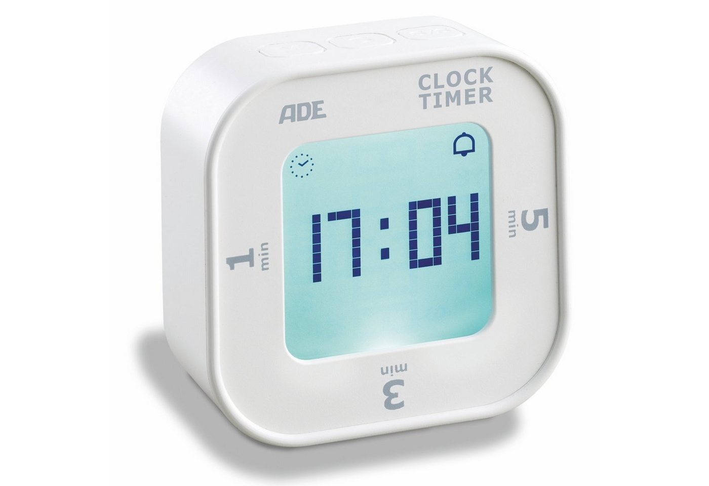 ADE Küchentimer TD1902 Digitaler Küchentimer mit vielen Funktionen mit Countdown, Stoppuhr und Wecker, mit Vibrationsalarm ADE Küchentimer TD1902 Digitaler Küchentimer mit vielen Funktionen mit Countdown, Stoppuhr und Wecker, mit Vibrationsalarm von ADE