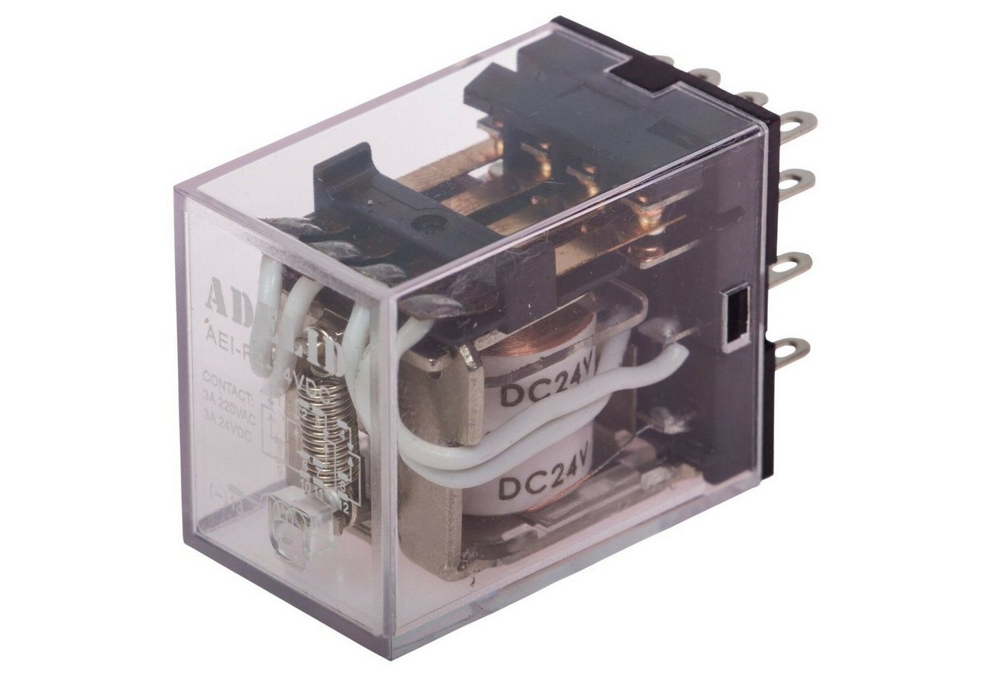 ADELID Relais-Modul, Relais Miniatur-Relais Finder 24V DC 5A 4 Wechsler 14 Pins ADELID Relais-Modul, Relais Miniatur-Relais Finder 24V DC 5A 4 Wechsler 14 Pins von ADELID