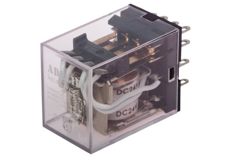 ADELID Relais-Modul, Relais Miniatur-Relais Finder 24V DC 5A 4 Wechsler 14 Pins von ADELID