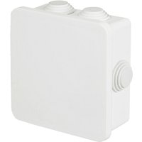 Abzweigkasten Abzweigdose Installationsgehäuse Aufputz IP40 85x85x40mm Weiß von ADELID