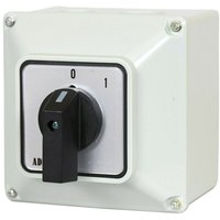 Adelid - Universal-Nockenschalter 0-1 Drehschalter im Gehäuse 16A 230/400V 1 Phase 2 Positionen IP65 Adelid - Universal-Nockenschalter 0-1 Drehschalter im Gehäuse 16A 230/400V 1 Phase 2 Positionen IP65 von ADELID