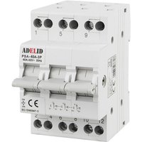 Adelid - Wahlschalter-Umschalter 1-0-2 40A Reiheneinbau 3-polig von ADELID
