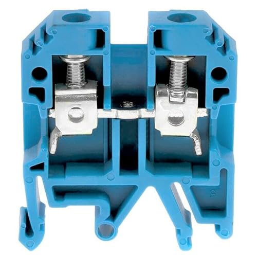 Durchgangsklemme Schraubanschluss 2 Anschlüsse 6mm² Querschnitt Blau von ADELID