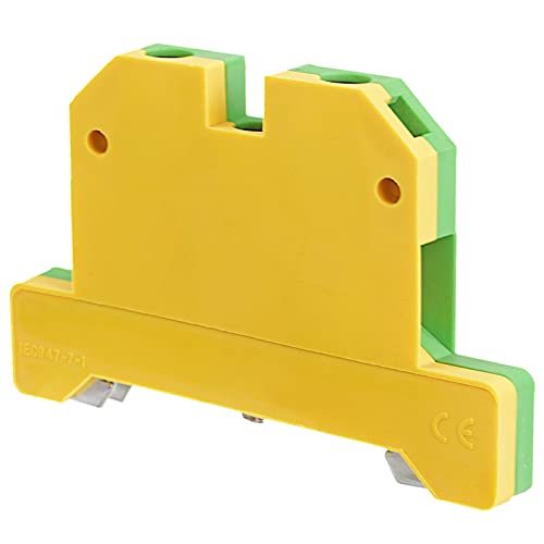 Durchgangsklemme Schraubanschluss 2 Anschlüsse Schutz PE 10mm² Querschnitt Grün/Gelb von ADELID