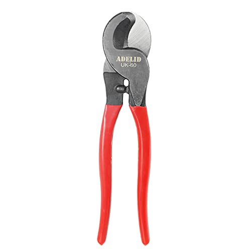 Kabelschneider Profi Kabelschere Drahtschneider für Aluminium-/Kupferkabel 60mm² Rot von ADELID