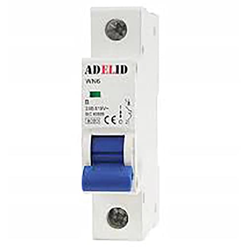 LS-Schalter Leitungsschutzschalter Sicherungsautomat 1-polig B 2A 230/400V AC von ADELID