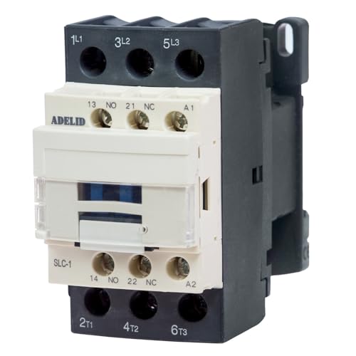 Leistungsschütz Installationsschütz 18A 7,5kW 1NO 1NC 24V Spule DC 380/400V Gleichstrom von ADELID