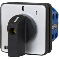 Adelid - Universal-Nockenschalter 0-1 Drehschalter Wechselschalter 16A 230/400V 1 Phase 2 Positionen von ADELID