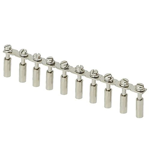 Verbindungssteg Klemmbrücke mit Schrauben für 10mm² Reihenklemme FBRI 10-fach von ADELID
