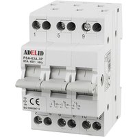 Wahlschalter-Umschalter 1-0-2 63A Reiheneinbau 3-polig Wahlschalter-Umschalter 1-0-2 63A Reiheneinbau 3-polig von ADELID