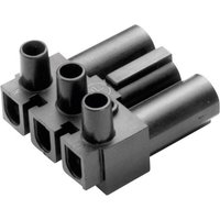 Adels-Contact 162063 Netz-Steckverbinder ac Stecker, gewinkelt Gesamtpolzahl: 2 + pe 16 a Schwarz 1 von ADELS CONTACT
