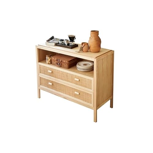 ADERFETBI Anrichte aus Rattanholz, Sideboard, Aufbewahrungsschrank, moderner Aufbewahrungsschrank für Schlafzimmer Madia ADERFETBI Anrichte aus Rattanholz, Sideboard, Aufbewahrungsschrank, moderner Aufbewahrungsschrank für Schlafzimmer Madia von ADERFETBI