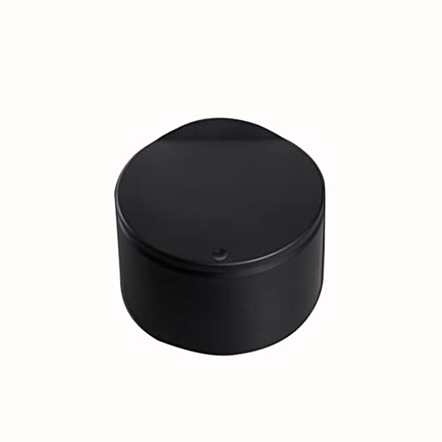 Papierkorb kann drücken Typ KLEINE GARMBLE DESKTOP PRASH CAN mit Deckel Kleine Aufbewahrungsbox Mini Kreative Arbeitsplatte Bauchmuskeln Aufbewahrungsbox leicht zu tragen Staubbehälter(Black) von ADERFETBI
