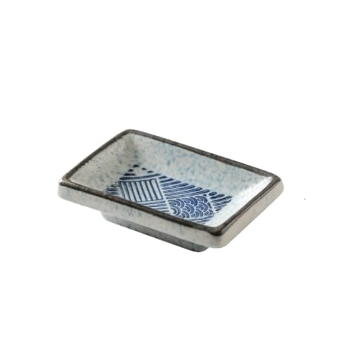 Platten Home Keramik Teller Chinesisch Snackboard Restaurant Miniboard Geeignet für Party, Gemüse, Snacks Dessertteller(A) von ADERFETBI