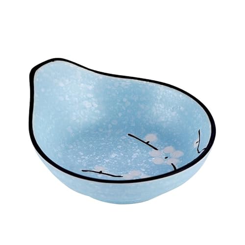 Platten Japanischen stil keramik reis schüssel dessert schüssel kreative snackschüssel mit griff gewürzschüssel hause beilage teller Dessertteller(C) von ADERFETBI