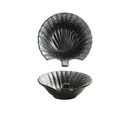 Platten Keramik Snackplatte Restaurant Gewürzplatte Home Kleine Teller Geeignet für Partys, Dinnerkuchen, Snacks Dessertteller(B) von ADERFETBI