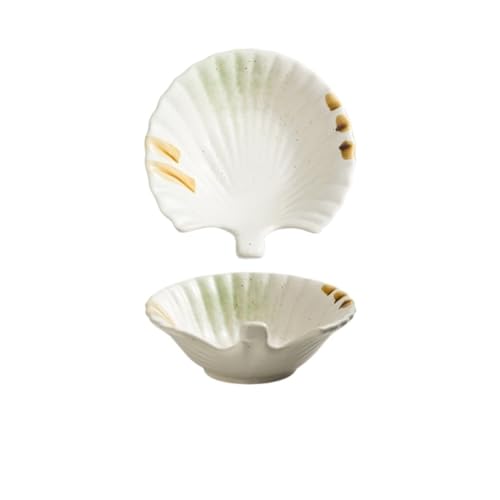 Platten Keramik Snackplatte Restaurant Gewürzplatte Home Kleine Teller Geeignet für Partys, Dinnerkuchen, Snacks Dessertteller(F) von ADERFETBI
