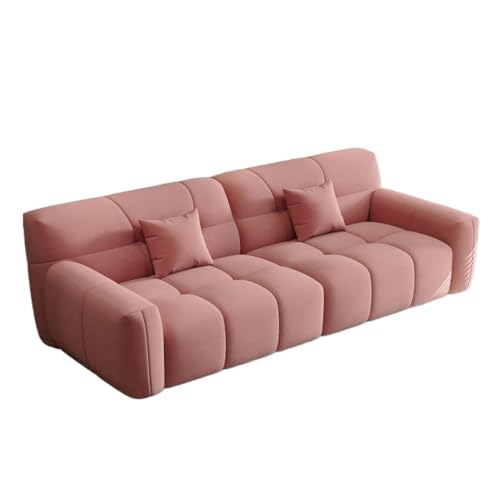 Pouf Sessel Im Freien Cremefarben Sofa Kleine Wohnung Moderne Einfache Süßigkeit Sofa Wohnzimmer Cremefarbe Outdoor Sofa(C,180CM) von ADERFETBI