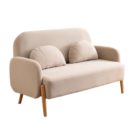 Pouf Sessel Im Freien Stoffsofa Kleine Wohnung Einfache Moderne Wohnzimmer Bekleidungsgeschäft Schlafzimmer Einzelne Doppel Dreibettzimmer Kleines Sofa Outdoor Sofa(C,130cm) von ADERFETBI
