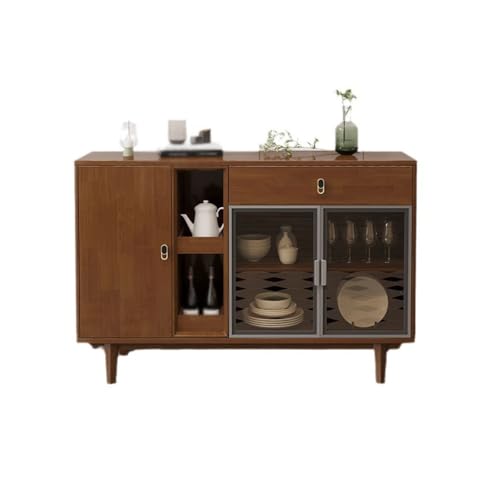 Sideboard Einfache Moderne Massivholz Kommode Küchenschrank Nordic Wohnzimmer Teeschrank Schrank Küchenschrank (A) von ADERFETBI