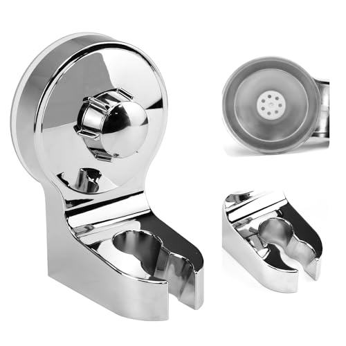 ADERTOS Duschkopfhalter Saugnapf Duschhalter Duschkopfhalter ohne Bohren 22mm Diameter Vakuum Handbrause Halterung ABS Duschhalterung Duschkopfhalterung Saugnapf Duschkopf Halter Duschkopfhalterung von ADERTOS