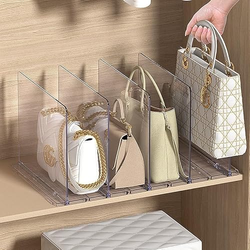 ADERTOS Schrankregaltrenner Organizer ABS Regaltrenner Schrankregalteiler für Handtasche Abnehmbarer und Verstellbarer Abstand Regalteiler Trennwand für Tasche Kleindung Schlafzimmer Küche Schränke ADERTOS Schrankregaltrenner Organizer ABS Regaltrenner Schrankregalteiler für Handtasche Abnehmbarer und Verstellbarer Abstand Regalteiler Trennwand für Tasche Kleindung Schlafzimmer Küche Schränke von ADERTOS