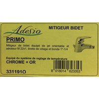 331191O - Bidetmischer - Chrom + Gold - Adesio von ADESIO