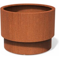 Dipott Pflanzgefäß Extend rund aus Corten-Stahl Pflanzkübel ø 100 cm von ADEZZ