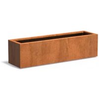 Pflanzgefäß Carrez Standard Rechteck aus Corten-Stahl Pflanzkübel Größe 150x40x40 cm - Adezz Pflanzgefäß Carrez Standard Rechteck aus Corten-Stahl Pflanzkübel Größe 150x40x40 cm - Adezz von ADEZZ