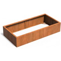 Adezz Pflanzgefäß Carrez ohne Boden aus Corten-Stahl Pflanzkübel Größe 200x100x40 cm Adezz Pflanzgefäß Carrez ohne Boden aus Corten-Stahl Pflanzkübel Größe 200x100x40 cm von ADEZZ