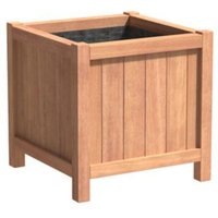 Pflanzgefäß Valencia rechteckig/quadratisch aus Bankirai-Hartholz Pflanzkübel 70x70x70 cm - Adezz Pflanzgefäß Valencia rechteckig/quadratisch aus Bankirai-Hartholz Pflanzkübel 70x70x70 cm - Adezz von ADEZZ
