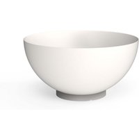 Dipott Pflanzschale Bocca rund aus Aluminium ral 9016 verkehrsweiß Pflanzgefäß ø 120 cm von ADEZZ