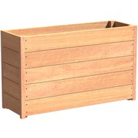 Pflanzgefäß Sevilla quadratisch/rechteckig aus Garapa-Hartholz Pflanzkübel 120x40x71,3 cm - Adezz Pflanzgefäß Sevilla quadratisch/rechteckig aus Garapa-Hartholz Pflanzkübel 120x40x71,3 cm - Adezz von ADEZZ