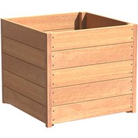 Pflanzgefäß Sevilla quadratisch/rechteckig aus Garapa-Hartholz Pflanzkübel 80x80x71,3 cm - Adezz Pflanzgefäß Sevilla quadratisch/rechteckig aus Garapa-Hartholz Pflanzkübel 80x80x71,3 cm - Adezz von ADEZZ