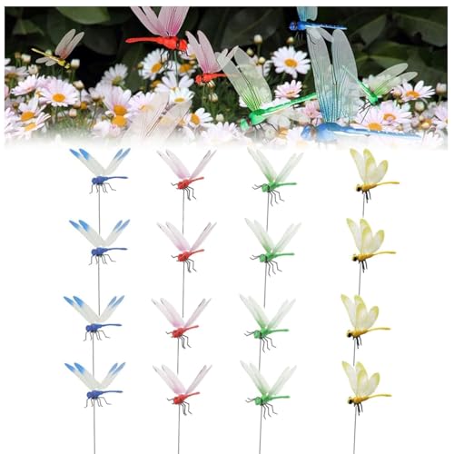 Dragon Fly Clips for Bugs Repellent, Waterproof Outdoor Fake Dragonfly Rod Clip,Dragonfly Clip Bug Repellent,3D Fake Dragonfly Rod Clip Bug Repe Llent,Cute Dragonfly Hat Clip Decor (4) von ADFUGE