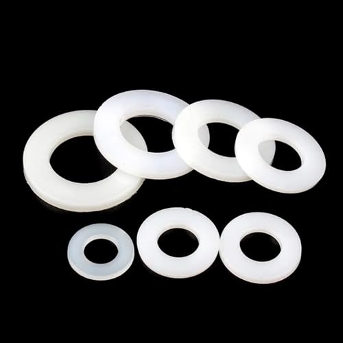 Durchsichtige Kunststoffscheiben, 30 Stück flache Silikondichtung, ID 2 2,5 3 mm Gartenschlauch-Silikon-Unterlegscheibe, Dicke 1 1,5 mm (6 x 30 x 2)(4x10x1.5) von ADFVGG