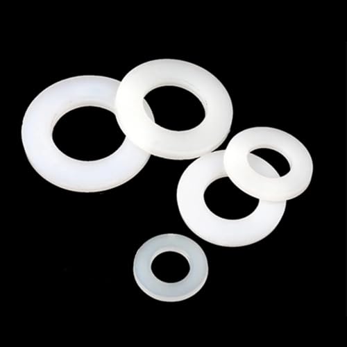 Durchsichtige Kunststoffscheiben, 5 Stück flache Dichtungen aus Silikonkautschuk, Dicke 2–3 mm, Dichtungsscheibe aus Silikonkautschuk, Innendurchmesser 32–38 mm (6 x 12 x 2 mm)(35 x 45 x 2mm) von ADFVGG