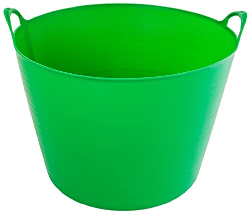 ADGO Aufbewahrungskorb - Wäschebehälter - Mehrzweck Container - Wäschekorb - Spielzeugaufbewahrungskorb - Aufbewahrungseimer - Kuscheltier Aufbewahrung - Laubsack 27L Futterschüssel pferd - Toy Box von ADGO