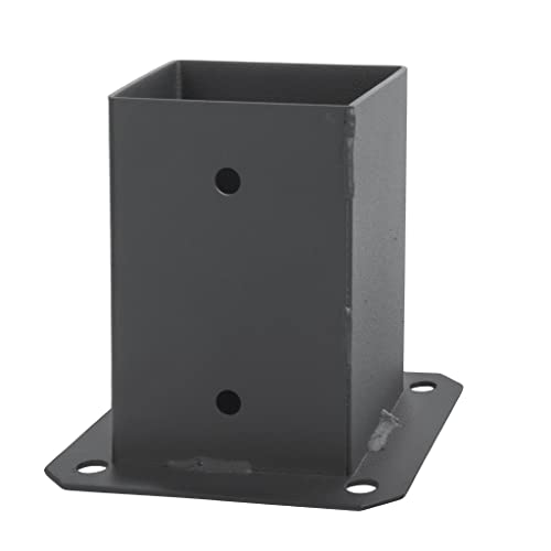 ADGO Aufschraubhülse Graphit Pfostenträger 120 x 120 mm Bodenanker für Holzpfosten Vierkantholzpfosten Pfosten Bodenhülse Zaunträger Hülse Bodenplatte Anker Feuerverzinkt ADGO Aufschraubhülse Graphit Pfostenträger 120 x 120 mm Bodenanker für Holzpfosten Vierkantholzpfosten Pfosten Bodenhülse Zaunträger Hülse Bodenplatte Anker Feuerverzinkt von ADGO