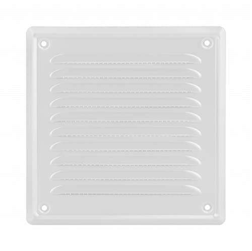 ADGO Lüftungsgitter Stahl 16,5x16,5 cm Lüftungsgitter mit Insektenschutz - Abluftgitter - Lüftungsabdeckung - Lüftungsgitter kamin - Belüftungsgitter - Wandgitter - 1 Stück Weiß ADGO Lüftungsgitter Stahl 16,5x16,5 cm Lüftungsgitter mit Insektenschutz - Abluftgitter - Lüftungsabdeckung - Lüftungsgitter kamin - Belüftungsgitter - Wandgitter - 1 Stück Weiß von ADGO