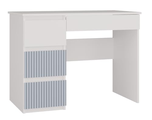 ADGO - Schreibtisch Blau - Schreibtisch Mijas Arteso mit Schubladen - Computertisch mit Stauraum - für Kinderzimmer, Jugendzimmer, Home Office - 98x51x76cm - Links ADGO - Schreibtisch Blau - Schreibtisch Mijas Arteso mit Schubladen - Computertisch mit Stauraum - für Kinderzimmer, Jugendzimmer, Home Office - 98x51x76cm - Links von ADGO